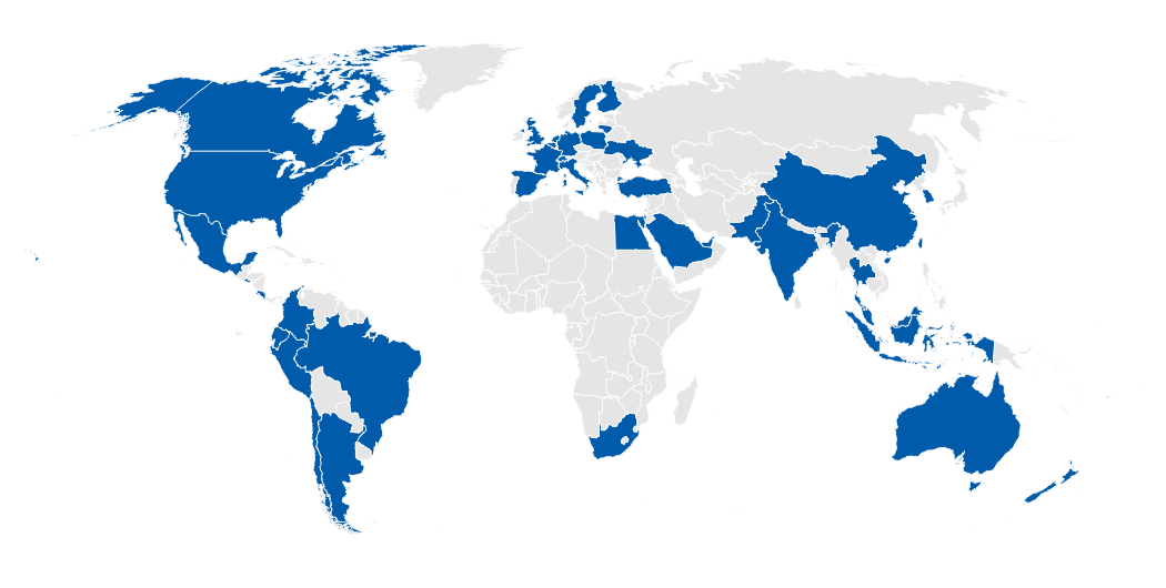 Worldwide users of French Creek